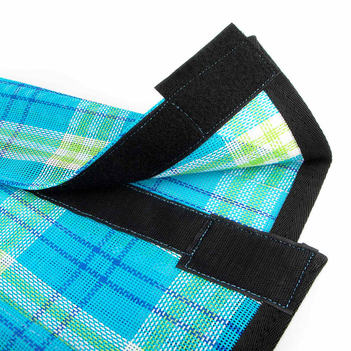 Jeffers Romper Stomper "Stomp - Free" Fly Boots for Horses, 4 pack - JEF2RM - Turquoise & Lime - Small - 21