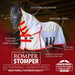 Jeffers Romper Stomper Sweet Itch Fly Sheet with Detachable Neck - JEFZXK - 66" - White/ Red - 1 - 3
