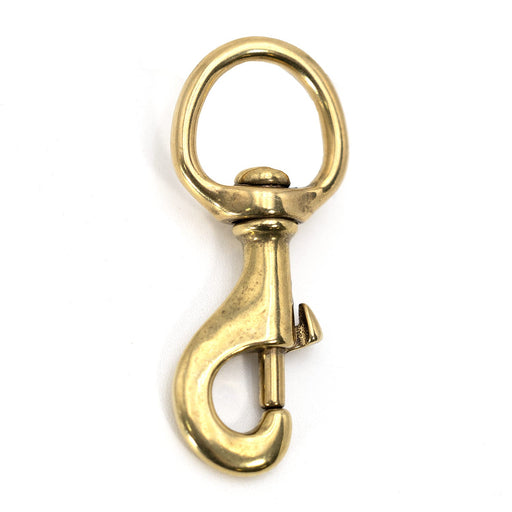 Jeffers Round Eye Bolt Snaps - IABT - Nickel - plated - 1" x 3 - 7/8" - Single - 2