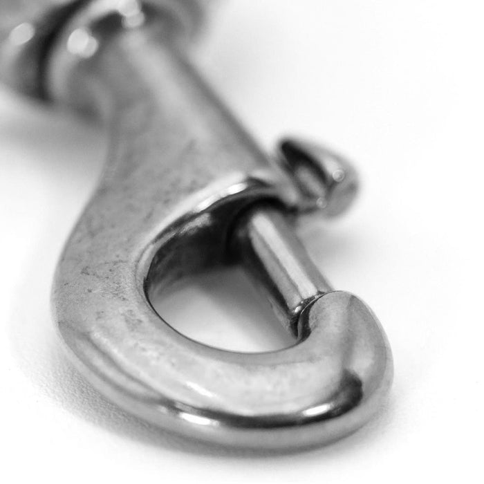 Jeffers Round Eye Bolt Snaps - IABT - Nickel - plated - 1" x 3 - 7/8" - Single - 4