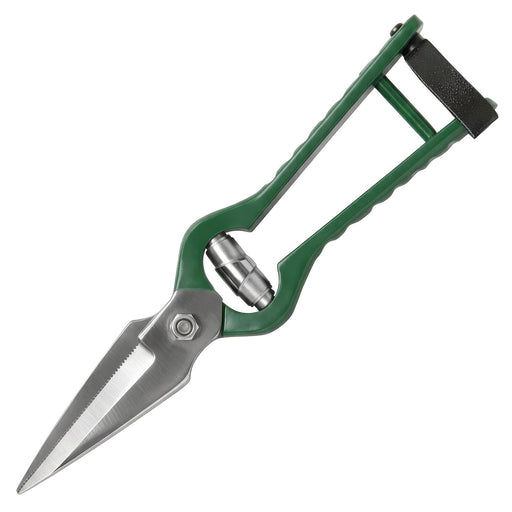 Jeffers Serrated Foot Rot Hoof Trimming Shears for Livestock - JISA - Green - 10"L - 1