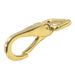 Jeffers Solid Brass Rein Spring Snap with Flat Fixed Eye - IAZ3 - Single - 2