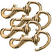 Jeffers Solid Brass Repair Snap with Swivel Eye - IAN2-4 - 4 Pack - 3