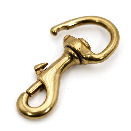 Jeffers Solid Brass Repair Snap with Swivel Eye - IAN2 - 3/4" x 3" - Single - 1