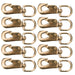 Jeffers Solid Brass Spring Snap, 3/4" x 3 - 1/2"L - IAD3-10 - 10 - 2