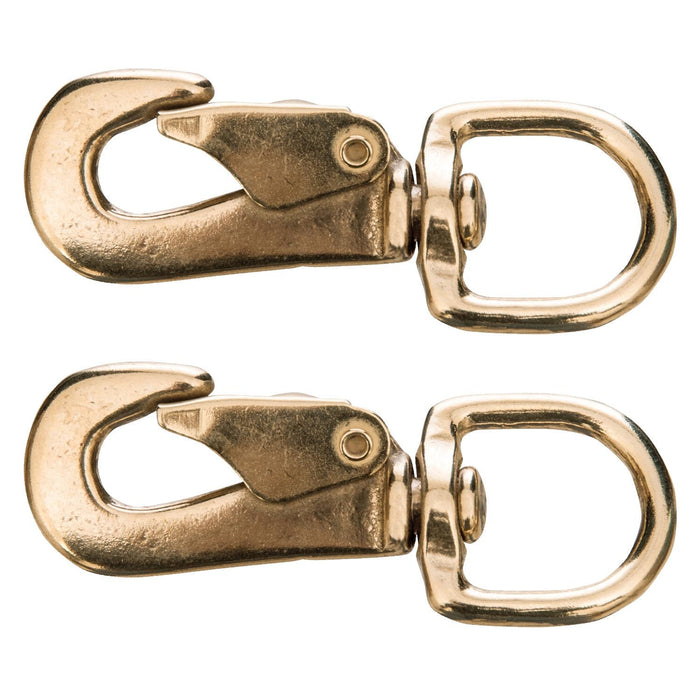 Jeffers Solid Brass Spring Snap, 3/4" x 3 - 1/2"L - IAD3-2 - 2 - 3