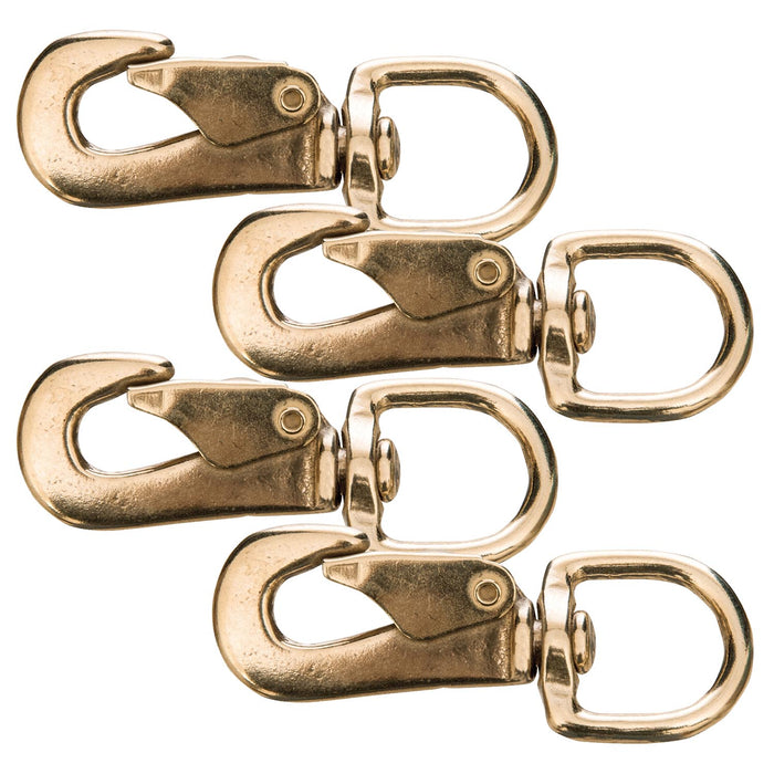 Jeffers Solid Brass Spring Snap, 3/4" x 3 - 1/2"L - IAD3-4 - 4 - 4