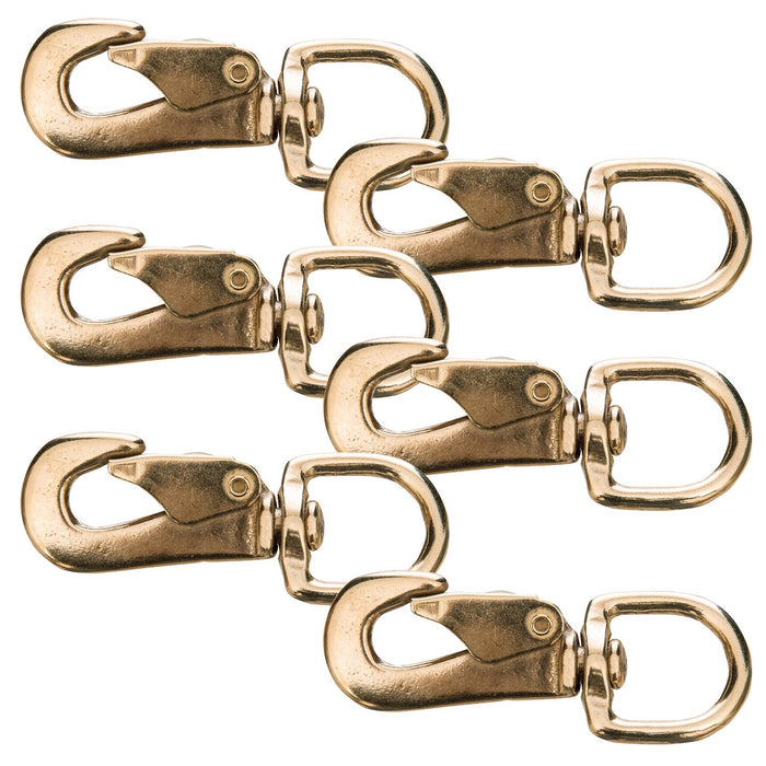 Jeffers Solid Brass Spring Snap, 3/4" x 3 - 1/2"L - IAD3-6 - 6 - 5