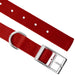 Jeffers Solid Web Nylon Dog Collar - SSWB - 5/8"W x 10"L - Red - 21