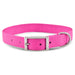 Jeffers Solid Web Nylon Dog Collar - SSWK - 5/8"W x 10"L - Hot Pink - 11