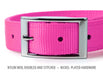 Jeffers Solid Web Nylon Dog Collar - SSWK - 5/8"W x 10"L - Hot Pink - 12