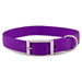 Jeffers Solid Web Nylon Dog Collar - SSY1 - 5/8"W x 10"L - Purple - 27