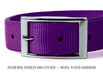 Jeffers Solid Web Nylon Dog Collar - SSY1 - 5/8"W x 10"L - Purple - 28