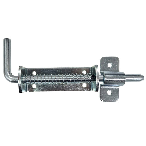Jeffers Spring Loaded Gate Latch for Barns & Stalls - IA9J - Silver - 9 in - Each - 1