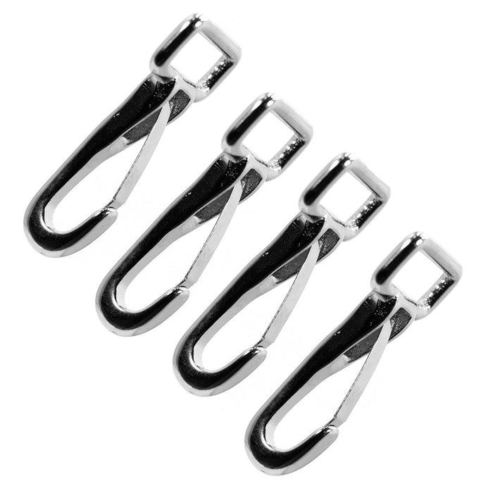 Jeffers Spring Snap with Square Eye, 1" x 3 - 1/4" - IAC6-4 - 1" x 3 - 1/4" - 4 Pack - 3