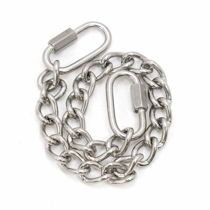 Jeffers Stainless Steel Curb Chain with Quick Links - IAZD - 10"L - 1 ct - 3