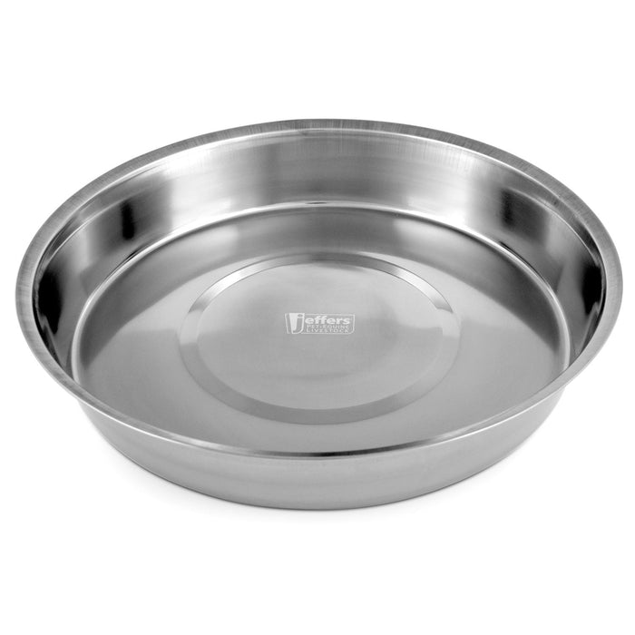 Jeffers Stainless Steel Puppy Pan Food & Water Dish - G3D6 - 3 Quart - 6