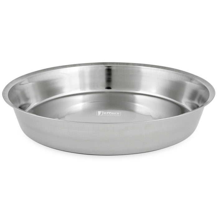 Jeffers Stainless Steel Puppy Pan Food & Water Dish - G3D6 - 3 Quart - 10