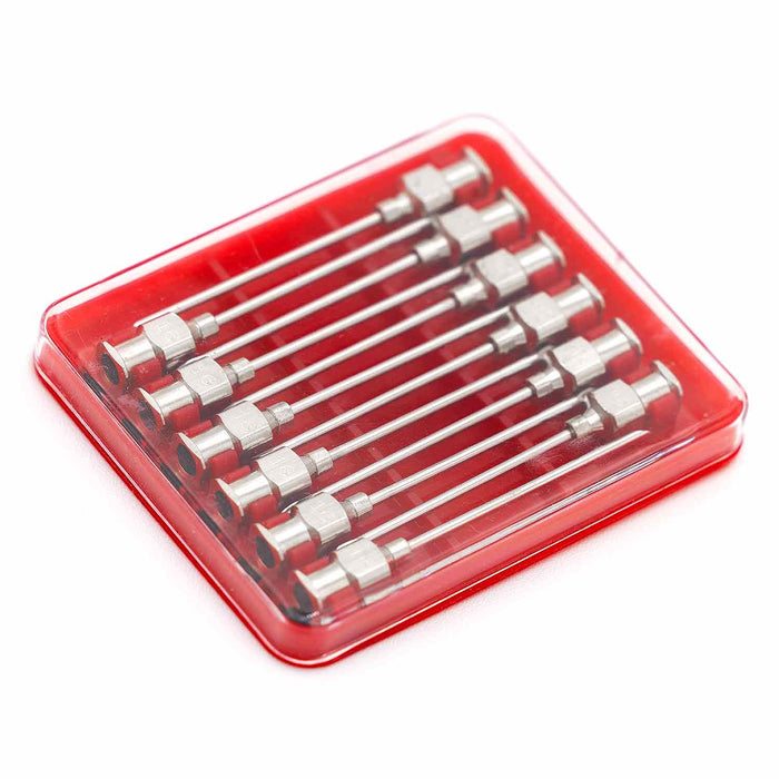 Jeffers Stainless Steel Veterinary Needles, 12 Pack - I3G4 - 16ga x 1.5" - 8