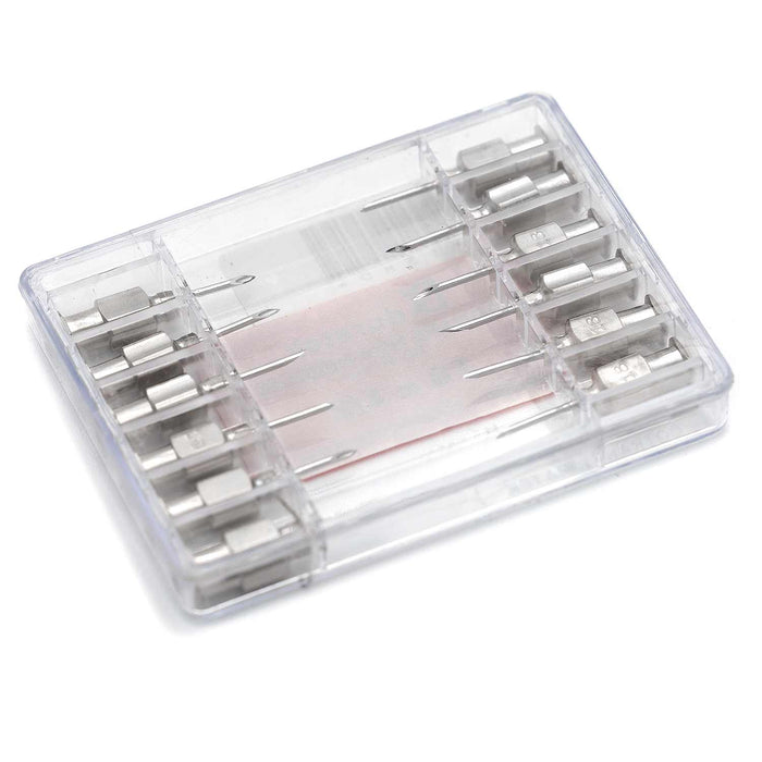 Jeffers Stainless Steel Veterinary Needles, 12 Pack - I3H0 - 18ga x 1/2" - 12