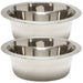 Jeffers Standard - Weight Stainless Steel Food & Water Pet Bowls - G3F1-2 - 1 Pint - 2 Pack - 20