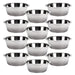 Jeffers Standard - Weight Stainless Steel Food & Water Pet Bowls - G3F2-12 - 2 Quart - 12 Pack - 22