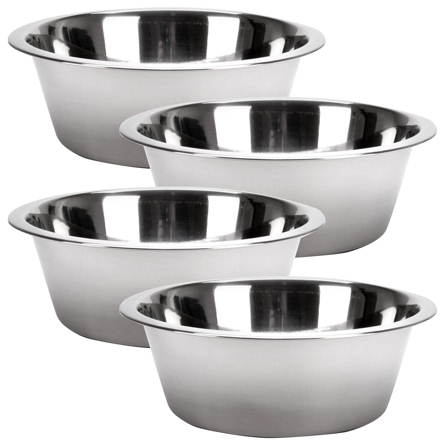 Standard Stainless Steel Dog Bowls / Metal Dog Bowls — Jeffers