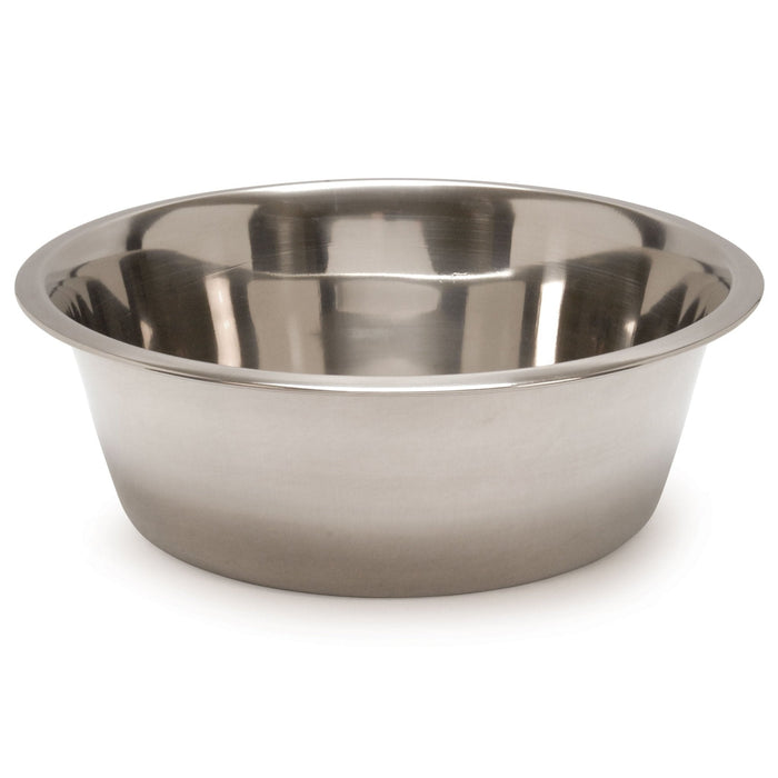 Jeffers Standard - Weight Stainless Steel Food & Water Pet Bowls - G3F3 - 3 Quart - Single - 7