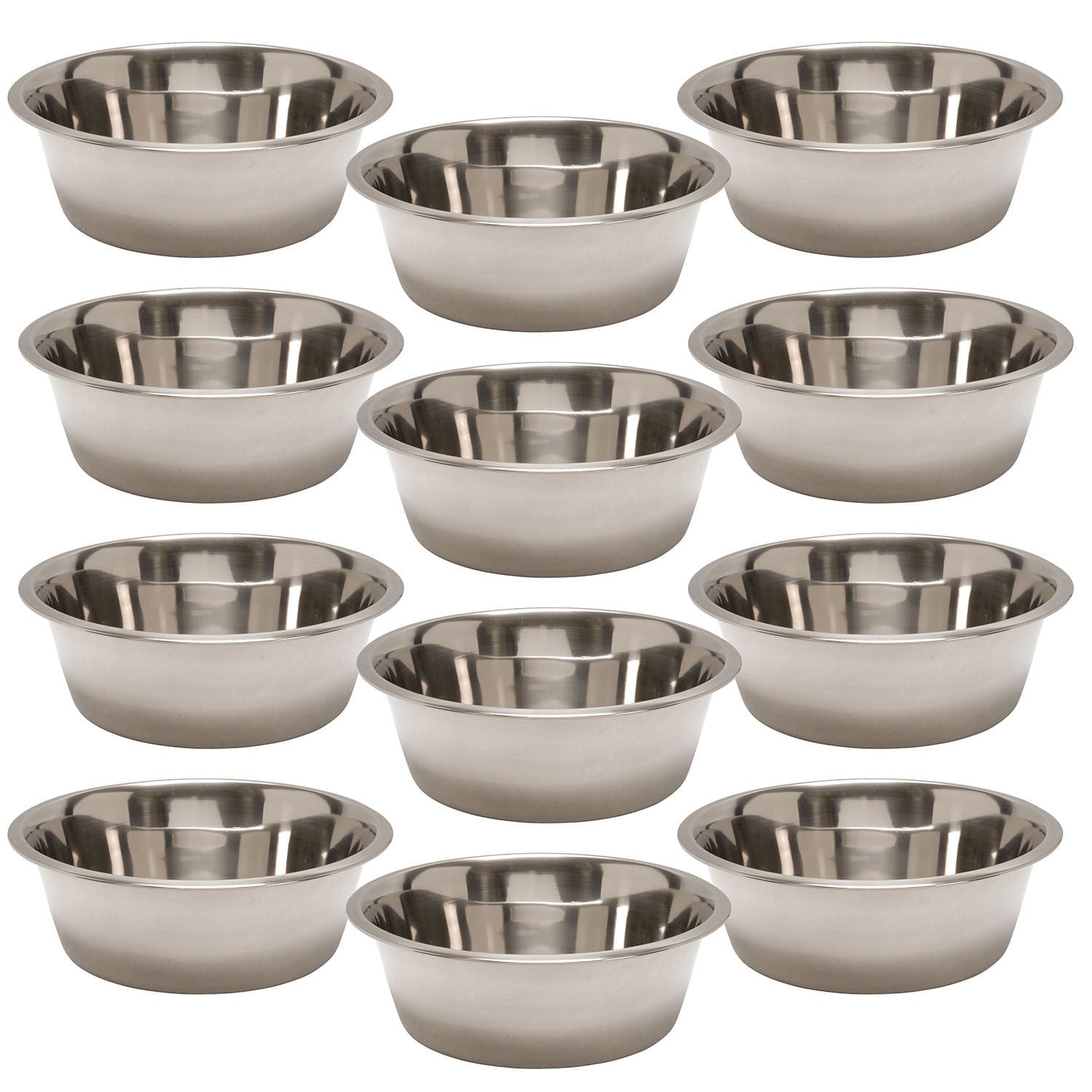 Standard Stainless Steel Dog Bowls / Metal Dog Bowls — Jeffers