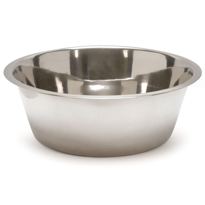 Jeffers Standard - Weight Stainless Steel Food & Water Pet Bowls - G3F4 - 5 Quart - Single - 8