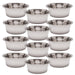 Jeffers Standard - Weight Stainless Steel Food & Water Pet Bowls - G3SS-12 - 1 Quart - 12 Pack - 28