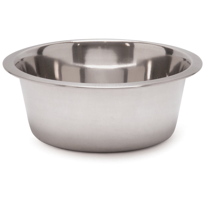 Jeffers Standard - Weight Stainless Steel Food & Water Pet Bowls - G3SS - 1 Quart - Single - 11