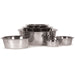 Jeffers Standard - Weight Stainless Steel Food & Water Pet Bowls - G3U2 - 7.5 Quart - Single - 15
