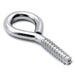 Jeffers Steel Wire Eye Hook Screws for Barn & Stable, 10 Pack - IACW - 2