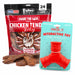Jeffers Stuffable Dog Chew Toys with Chicken Breast Jerky Treats Kit - JEF2RJ-QE-KIT - (1) "Y" - 1 ct - 3