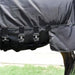 Jeffers Supreme Plus 1680 Denier Heavy Weight Horse Turnout Blanket, 360 gram fill, Black - GAGT2 - Black - 66 in - 5