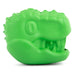 Jeffers T - Rex Natural Rubber Treat Dispensing Dental Dog Chew Toy for Medium Chewers with Vanilla Scent - I7Q5 - Small - Green - 1 - 16