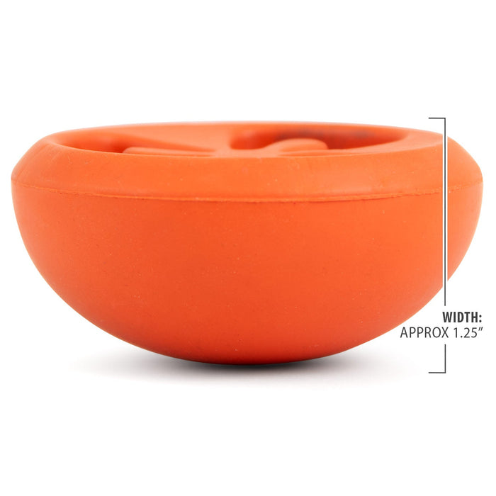 Jeffers Tomato Shaped Natural Rubber Treat Dispensing Dental Dog Chew Toy for Medium - Chewers - I7QL - Red - Small - 1 - 4