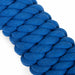 Jeffers Twisted Solid Cotton Horse Lead Ropes with Brass Bolt Snap, 10' L - IATG - Blue - 8