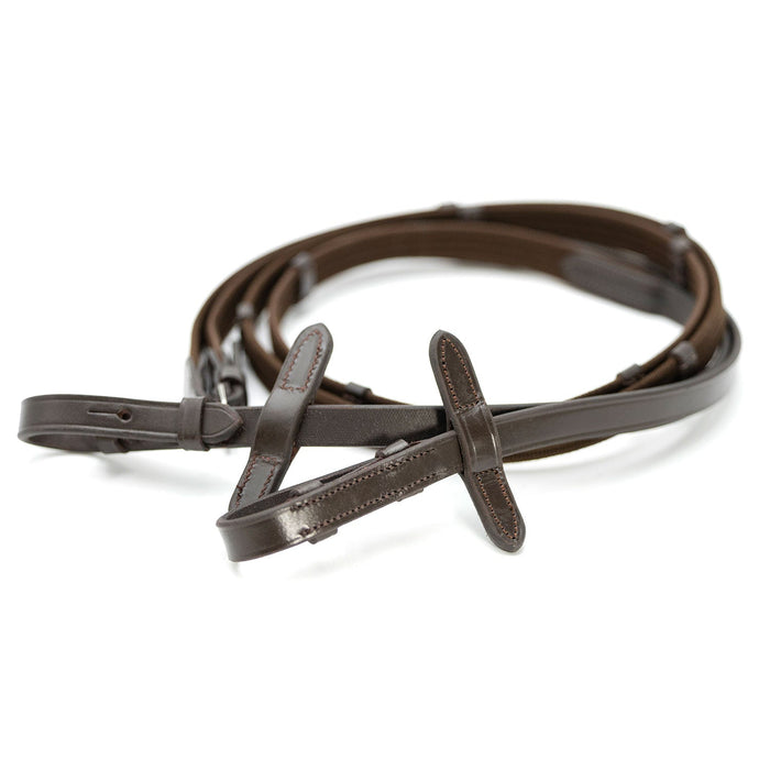 Jeffers Uniquely English "Blenheim" Leather Jumping Bridle for Horses - JEF14P - Havana - Cob - 1 - 5