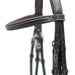 Jeffers Uniquely English "Blenheim" Leather Jumping Bridle for Horses - JEF14P - Havana - Cob - 1 - 2