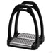 Jeffers Uniquely English Composite Stirrup Irons with Stainless Steel Pads - IA6T - Black - 4.5" - Pair - 5