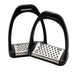 Jeffers Uniquely English Composite Stirrup Irons with Stainless Steel Pads - IA6T - Black - 4.5" - Pair - 1