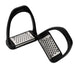 Jeffers Uniquely English Composite Stirrup Irons with Stainless Steel Pads - IA6U - Black - 4.75" - Pair - 7