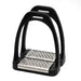 Jeffers Uniquely English Composite Stirrup Irons with Stainless Steel Pads - IA6U - Black - 4.75" - Pair - 10