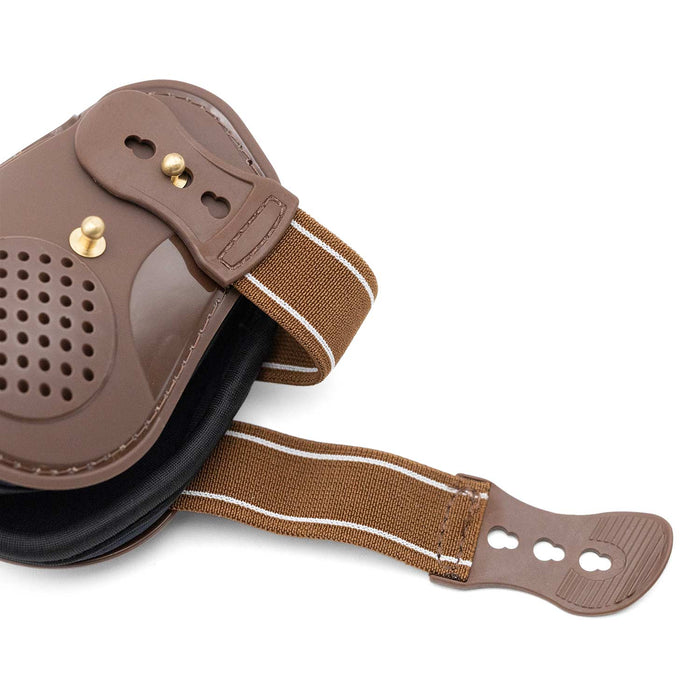 Jeffers Uniquely English Fetlock Boots for Horses, 2 - Pack - IAQO - Medium - Brown - 2 pk - 9
