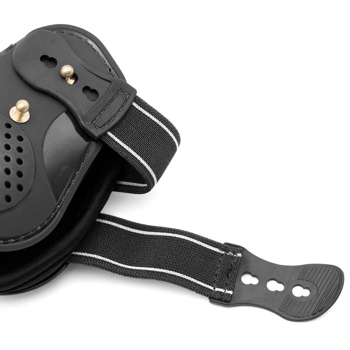 Jeffers Uniquely English Fetlock Boots for Horses, 2 - Pack - IAQP - Medium - Black - 2 pk - 16