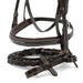 Jeffers Uniquely English "Hampton" Leather Hunter Bridle for Horses - JEF13X - Havana - Cob - 1 - 3