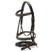Jeffers Uniquely English "Hampton" Leather Hunter Bridle for Horses - JEF13X - Havana - Cob - 1 - 1