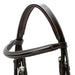 Jeffers Uniquely English Hickstead Figure - 8 Bridle with Web Reins for Horses - JEF01B - Havana - Cob - 1 - 3